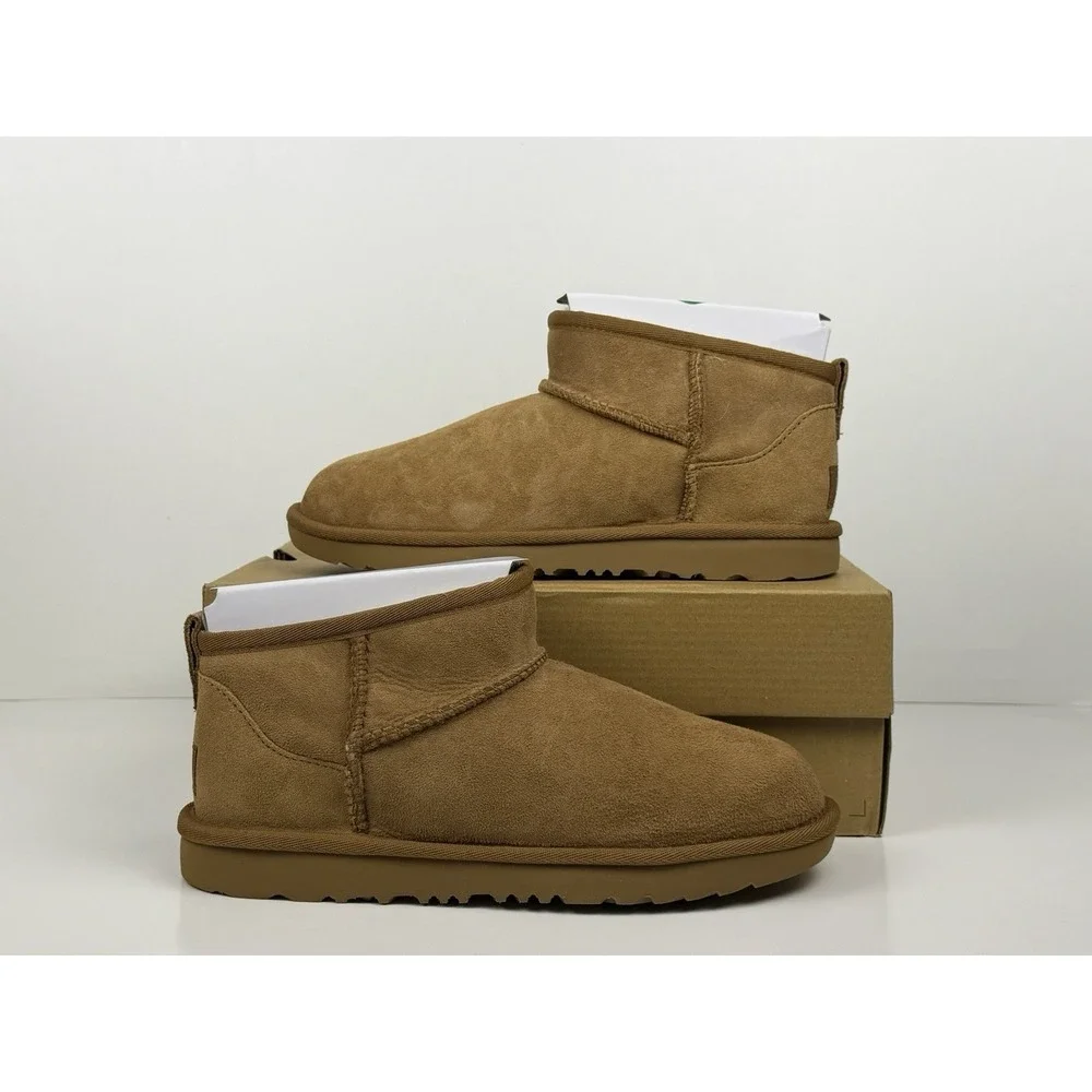 UGG Kids' Classic Ultra Mini Boots Kids Size 5 Chestnut K / 1130750K